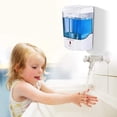 thumbnail image 2 of Dispensador de Jabón Automático de 700 ml sin Contacto Brandtrendy Montaje para pared IP44 Impermeable, 2 of 5