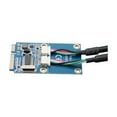 thumbnail image 2 of 1pcs  PCIe PCI-E to USB Adapter mPCIe to 5 Pin 2 Ports Dual USB2.0 Mini Converter Card, 2 of 5