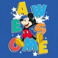 thumbnail image 2 of Toddler's Mickey & Friends Awesome Mickey  Graphic Tee Royal Blue 5T, 2 of 3