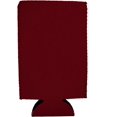 thumbnail image 2 of Blank Neoprene Collapsible 16 oz. Can Coolie (12 Pack, Burgundy), 2 of 7