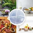 thumbnail image 3 of Pop-Up Mesh Food Covers Tent Umbrella, Food Cover, Food Tent, Pop-up Food Nets, 1 Extra Large & 4 Standard Mesh Food Covers for Outside, Picnic Accessories, Reusable and Collapsible (6 pcs), 3 of 8