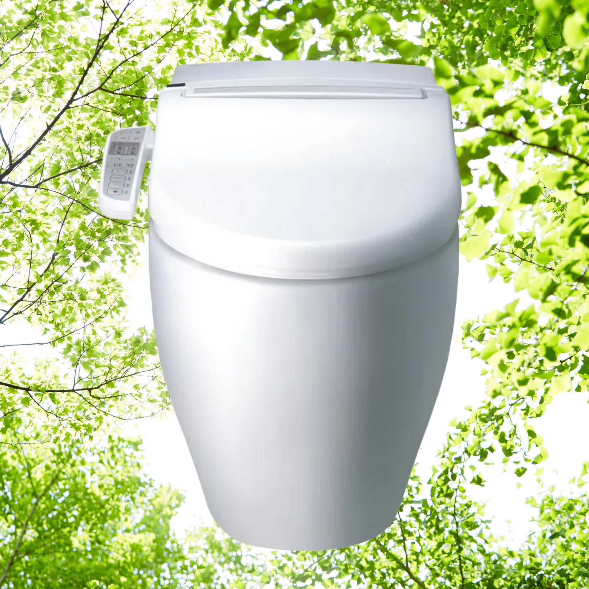 Daiwa Felicity Washmate Deluxe Bidet Toilet Seat Attachment W/ Heated Seat and Hygienic Nozzles (Elongated)
