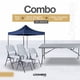 thumbnail image 1 of Combo de Mesa y 4 Sillas Plegables con Toldo Azul Impermeable, 1 of 7