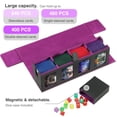 thumbnail image 2 of WPGEAR Trading Card Deck Case for 840 Cards, Storage Box with Display Windows for MTG Commander, PTCG, Sport Cards and Other Trading Card Games - Purple, 2 of 5