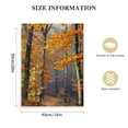 thumbnail image 2 of Acheng  Canvas Wall Art Autumn Forest Panoramic Red Trees Scenery Painting - Canvas Artwork Contemporary Woods Nature Picture for Home Office Wall Decor 16x20 in, 2 of 5