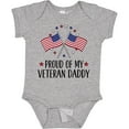 thumbnail image 3 of Inktastic Military Veteran Daddy Proud Son Daughter Boys or Girls Baby Bodysuit, 3 of 5
