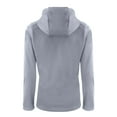 thumbnail image 3 of Women's Cutter & Buck  Gray Toledo Mud Hens Evoke Eco Softshell Recycled Full-Zip Jacket, 3 of 3