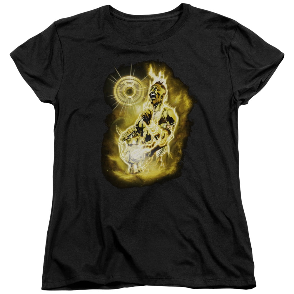 Green Lantern Sinestro Nebula S/S Women's T-Shirt Black