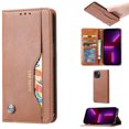 thumbnail image 1 of Nalacover Wallet Case for iPhone 14 Plus with Card Slots Holders Kickstand Magnetic Closure Cover, Premium PU Leather Soft TPU Shockproof Flip Folio Case for iPhone 14 Plus,Brown, 1 of 6