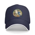 thumbnail image 3 of Gorra de béisbol Vintage con temática navideña para hombre y mujer, gorro deportivo de lujo con diseño de Papá Noel 1, novedad, 3 of 4