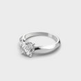 thumbnail image 3 of 1 Carat Beautiful IGI Certified Lab Grown Diamond Engagement Ring for Women 10K White Gold | Round Cut Lab Created Solitaire Diamond Rings | Size 7 Diamond-Capitals, 3 of 8