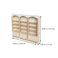 thumbnail image 2 of Miangastore Wood Miniature Bookcase Beige 1Pack 9X1.2X7In, 2 of 8