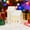 24#, variant on White Ceramic Christmas Village Houses – LED Lighted Porcelain Village Town for Holiday Christmas Decoration - Compact Set for Home Display 5#