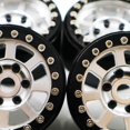 thumbnail image 4 of mmirethe Aluminum Alloy 1/10 Metal Wheel Rims For VENTURE Crawler 8pcs RC Car Accessories Replacement Parts RC Upgrade Part Silver, 4 of 6