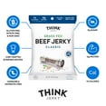 thumbnail image 3 of Think Jerky Classic Beef Jerky, Grass-Fed High Protein Beef Jerky, Gluten Free, No Antibiotics or Nitrates, Healthy Chef Crafted Recipe, Low Calorie and Low Fat - 2.2 oz Bags, 8 Pack, 3 of 7