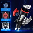 thumbnail image 3 of Faro Led Moto H4 9003 Hb2 Lupa Luz Alta Y Baja Foco 1pzs, 3 of 8