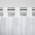 thumbnail image 3 of Exclusive Home Curtains Biscayne Indoor/Outdoor Two Tone Textured Tab Top Curtain Panels, 54"x84", White, Set of 2, 3 of 9
