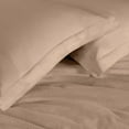 thumbnail image 5 of Superior Cotton Linen Blend Tan Duvet Set, Full/ Queen, 5 of 5