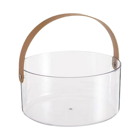 Wamans Plastic Ice Bucket, Clear Wine Bucket - Clear Beverage Cooler w/Handles, Wine Cooler, Beer Chiller, Ideal Party Tubs for Drinks, Use Ice Tub for Indoor or Outdoor Bars Clearance