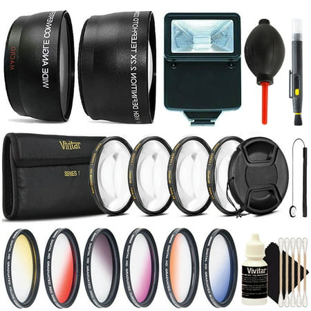 58mm Macro Kit + Top Lens Accessory Kit for Canon 750D 760D 650D 600D 550D 500D 450D 400D  DSLR (Best Lens For Canon 550d)