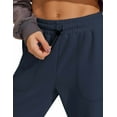 thumbnail image 5 of Pinspark Womens Straight Leg Sweatpants Casual Athletic Workout Pants Stretch Soft Lounge Pants with Pockets, 5 of 7