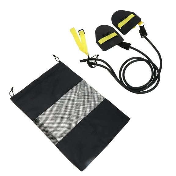 Worgeous  Swimming Parachute Resistance Equipment Training Bands Child Black