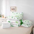 thumbnail image 6 of Feelyou St. Patrick's Day Bedding Comforter Set 7pcs, Rainbow Shamrock King Bedding Sets, 6 of 8