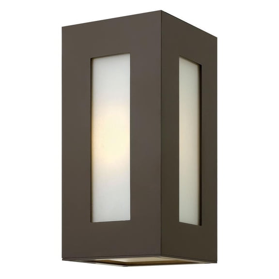 Small Outdoor Wall Mount in Modern Style 6 inches Wide By 12.25 inches High-Bronze Finish-Incandescent Lamping Type Bailey Street Home 81-Bel-2998103