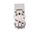 thumbnail image 1 of 1pcs Pinces à Billets en Forme de Dollar en Métal Mini Pinces à Portefeuille en Acier Inoxydable Porte-Monnaie, 1 of 1