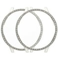 thumbnail image 3 of Worgeous 2 Pcs Set Watch Shiny Covers Glitter Case Silver, 3 of 8