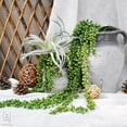 thumbnail image 5 of Gustave 1Pc Artificial Hanging Plants, Fake Succulent String of Pearls Fake Hanging Vine for Wedding Party Home Kitchen Garden Wall Decoration Outdoor Indoor Ornaments "L", 5 of 11