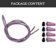 thumbnail image 5 of Endoto Shoelaces for Hey Dude Elastic Strings Replacement Laces Shoes(Color:Purple,Size:18Inch), 5 of 5