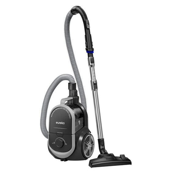 Bagless Corded HEPA Filter Mult Surface in Gray Canister Vacuum