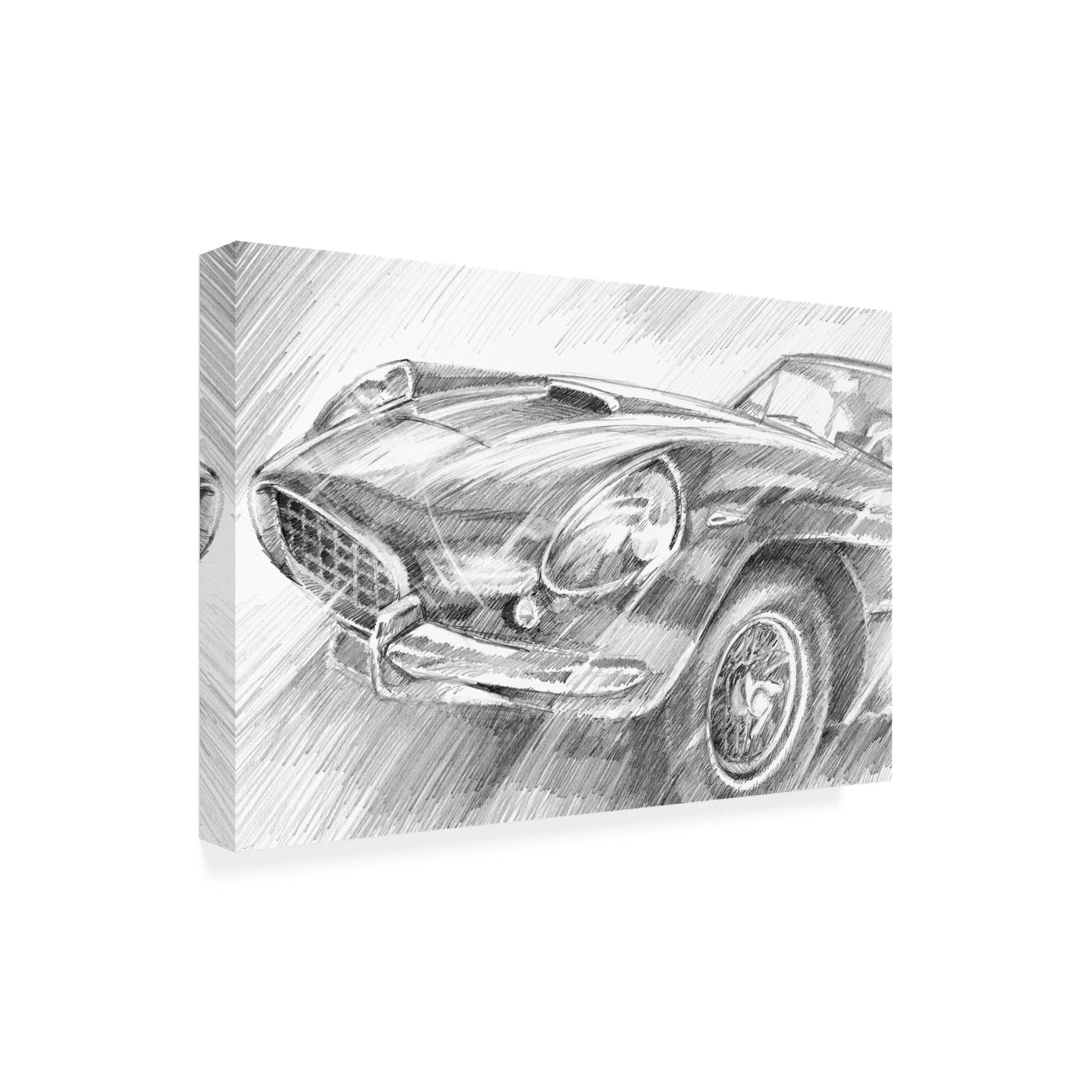 Trademark Fine Art 'Sports Car Study II' Canvas Art by Ethan Harper