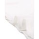 thumbnail image 5 of Vestido midi fluido de cintura alta con cuello en V y encaje de verano para mujer blanco XS, 5 of 6
