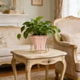 thumbnail image 7 of Tarmeek Pink Decorative Planter - Creative Plant Container with Curved Design for Indoor Outdoor Garden, Home Office Use, 7 of 7