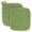 Green, variant on Heat Resistant Potholder, Yoaney 2Pcs Pocket Pot Holders Cotton Heat Potholder Multipurpose Hot Pads Machine Washable Oven Mitts Cloth Potholders for Daily Kitchen Baking and Cooking, Green