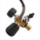 thumbnail image 1 of Adaptador de Buceo con VáLvula DIN Manguera de Aire de Llenado PCP EstacióN de Llenado de Buceo para Tanque de Aire PCP con ManóMetro de Alta PresióN, M18X1.5, 1 of 10