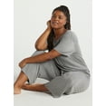 thumbnail image 2 of Joyspun Women's Knit Cropped Sleep Pants, Sizes S to 3X, 2 of 6