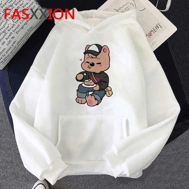 Kpop Skzoo Stray Sudaderas Con Capucha Lindas Mujeres Kawaii Streetwear Harajuku Casual Invierno Pop Graphic Mujerpangjing