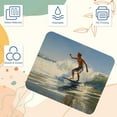 thumbnail image 3 of Surf Desk Pad Mouse Mat Desk Mat - Square 8.3x9.8 Inch Non-Slip Rubber Bottom Printed, Suitable for Office and Gaming, 3 of 6
