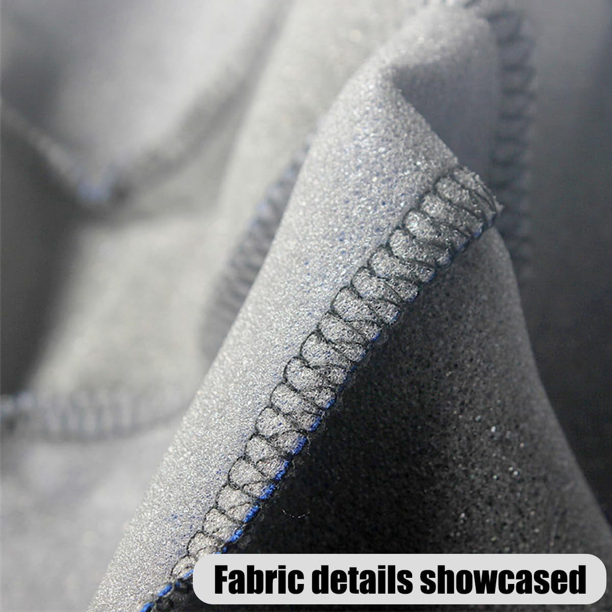 Full Set Premium Cloth Car Seat Covers in Breathable Design for Most Vehicles