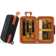 thumbnail image 1 of CAIROYAR Kit de pedicura, cortaúñas, acero inoxidable, con lujoso estuche de viaje, 1 of 7