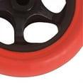 thumbnail image 5 of Porotmotor Motorcycle Front Rear Stand Wheels Replacement 4PC Tyres in Red, 5 of 8