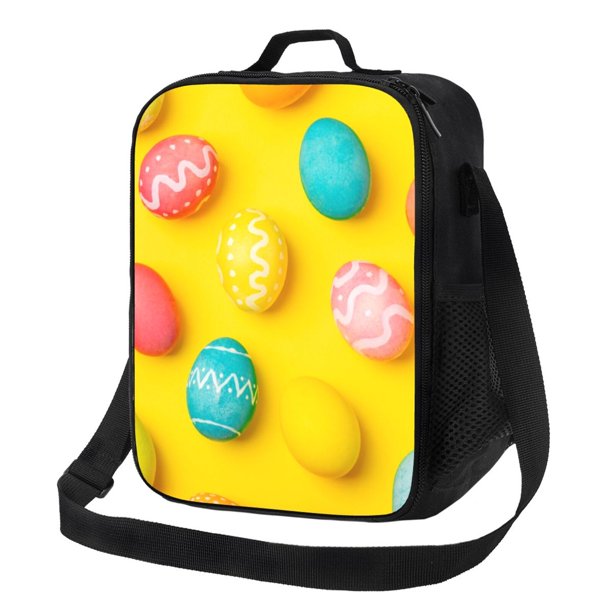 Balery Easter eggs (2) Caja de Almuerzo y Bolsa de Almuerzo para Hombres y Mujeres, Bolsa de Almuerzo Reutilizable con Gran Capacidad, Bolsa de Almuerzo Aislada