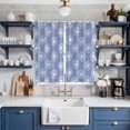 thumbnail image 2 of Curtains 63 Inch Length 2 Panels, Purple White Dandelion Grommets Window Treatment Curtain, Farmhouse Botanical Blossom Thermal Curtains Drapes for Living Room/Bathroom, 2 of 9