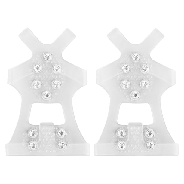 Zapatos 10 Dientes Tacos Hielo Antideslizantes Garras Unisex Accesorios para Y (M)