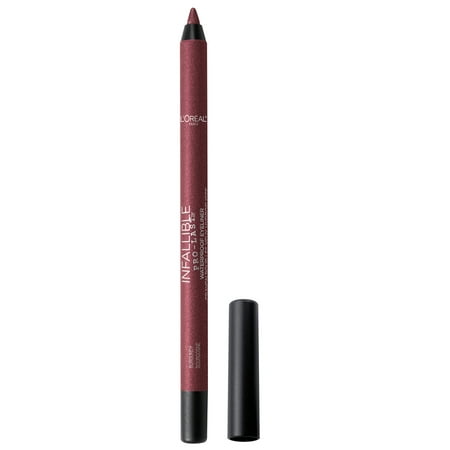 L'Oreal Paris Infallible Pro-Last Waterproof, Up to 24HR Pencil Eyeliner, Burgundy, 0.042 oz.