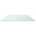 thumbnail image 2 of vidaXL Table Blanche 120x65 cm Verre Trempé 8mm avec Design Marbre, 2 of 3