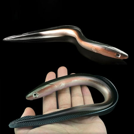 Ettsollp Soft Eel Fishing Lure Baits Reflective Fish Tool Outdoors Life-like Accessory-
